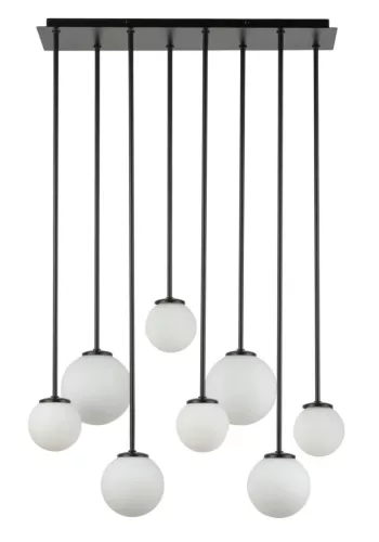 SIGMA LIGHTING 33495 TULIA Kristály Mennyezeti Lámpa Fehér, Fekete G9 IP20