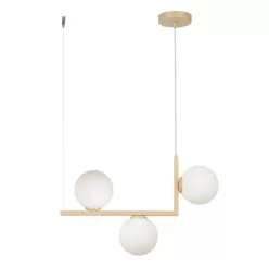   SIGMA LIGHTING 33610 ANDY Glamour Függesztett Lámpa Fehér, Arany G9 IP20