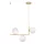 SIGMA LIGHTING 33610 ANDY Glamour Függesztett Lámpa Fehér, Arany G9 IP20