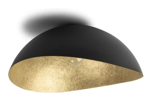 SIGMA LIGHTING 40599 SOLARIS Loft Mennyezeti Lámpa Fekete, Arany E27 IP20