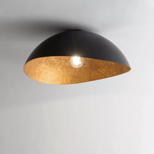 SIGMA LIGHTING 40604 SOLARIS Loft Mennyezeti Lámpa Fekete, Réz E27 IP20