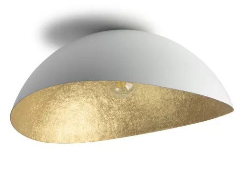 SIGMA 40614 SOLARIS Glamour Mennyezeti Lámpa Fehér, Arany E27 IP20