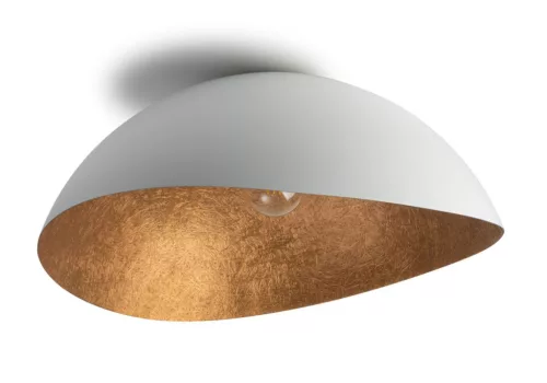 SIGMA 40621 SOLARIS Glamour Mennyezeti Lámpa Fehér, Réz E27 IP20