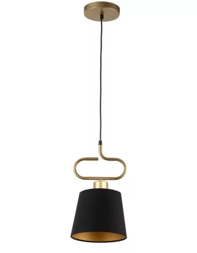 SIGMA LIGHTING 40644 VOLUTTO Modern Függesztett Lámpa Fekete, Réz, Arany E27 IP20
