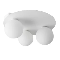 mennyezeti lámpa fehér színű vázzal és üveg testtel beltéri használatra sigma-33269 - moretti.hu