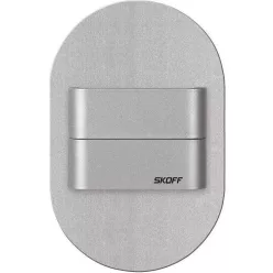  Skoff DUO RUEDA SHORT MI-RDU-G-W-1-PL-00-01 Beépíthető lépcsőházi lámpa 6500K IP20