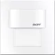 Skoff TANGO MINI SHORT MI-TMI-C-W-1-PL-00-01 Beépíthető lépcsőházi lámpa 1x0,4W/LED 6500K IP20
