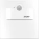 Skoff TANGO SHORT PIR 120º MK-TAN-C-W-1-ML-ML-01 Beépíthető lépcsőházi lámpa 1x1,0W/LED 6500K IP20