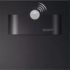   Skoff TANGO SHORT PIR 120º MK-TAN-D-B-1-ML-ML-01 Beépíthető lépcsőházi lámpa 1x1,0W/LED 12000K/BLUE IP20