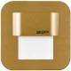 Skoff SALSA MINI LED ML-SMI-M-H-1-PL-00-01 Beépíthető lépcsőházi lámpa 3000K IP20