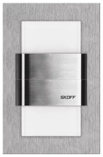 Skoff DUO TANGO ML-TDU-K-B-1-PL-00-01 Beépíthető lépcsőházi lámpa 1x1,6W/LED 12000K/BLUE IP20