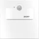 Skoff TANGO SHORT PIR 120º MN-TAN-C-W-1-ML-ML-01 Beépíthető lépcsőházi lámpa 1x2,4W/LED 6500K IP20