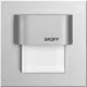 Skoff TANGO MINI SHORT MS-TMS-G-N-1-PL-00-01 Felületi lépcsőházi lámpa 1x0,4W/LED 4000K IP66