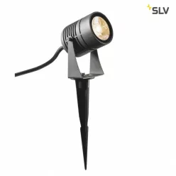 kültéri növényvilágító lámpa fém színű vázzal és fém testtel kerti használatra slv-1002201 - moretti.hu