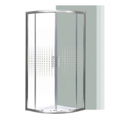   Spirit Matrix 80x80 cm curved shower cubicle without shower tray