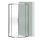 Spirit Matrix 80x80 cm curved shower cubicle without shower tray