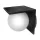 SMD LED KINK0533SLL SPHERE Modern Kültéri Fali Lámpa Fehér, Fekete LED IP44