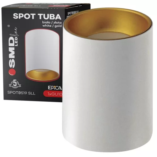 SMD LED SPOT0519SLL EPICA Hengeres Mennyezeti Lámpa Fehér GU10 IP20