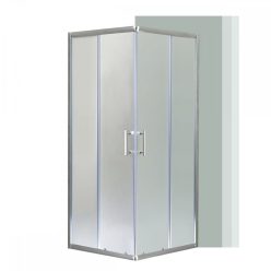   Spirit Matt 80x80 cm square shower cubicle, without shower tray