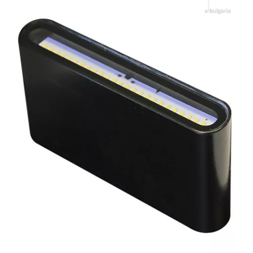 kültéri fali lámpa fekete színű vázzal és aluminium testtel kerti használatra icon-sierra-w31-10w - moretti.hu