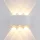 Italux ORTELO OWL-451-3-WH Kültéri Fali Lámpa 6x6W/LED 3000K 550LM IP54