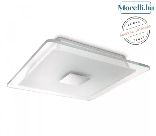 mennyezeti lámpa fehér színű vázzal és üveg testtel beltéri használatra philips-32146-48-16 - moretti.hu
