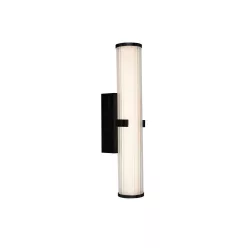 fürdőszobai fali lámpa fekete színű vázzal és fém testtel beltéri használatra searchlight-63125-1bk - moretti.hu