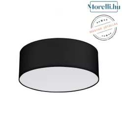 mennyezeti lámpa fekete színű vázzal és textil testtel beltéri használatra tklighting-4326 - moretti.hu