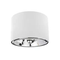 mennyezeti lámpa fehér színű vázzal és aluminium testtel beltéri használatra spectrumled-slip005010 - moretti.hu