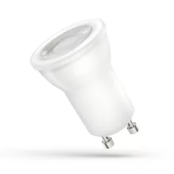   LED GU11/MR11 GU10 230V 4W SMD 55 DEGREES WW WITH LENS SPECTRUMLED-WOJ14666