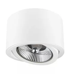 spot lámpa fehér színű vázzal és fém testtel beltéri használatra spectrumled-slip005012 - moretti.hu