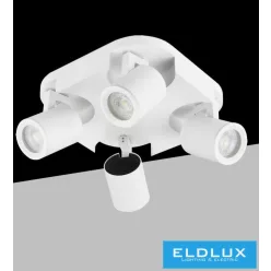   UNIVERSO Spot lámpatest 4xGU10 Max.35w IP20 220x220x108mm Fehér