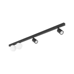   TK LIGHTING 10002 VOX Modern Mennyezeti Lámpa Fehér, Fekete G9, GU10 IP20
