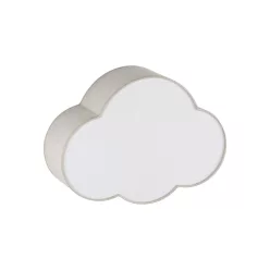   TK LIGHTING 10006 CLOUD Ernyős Mennyezeti Lámpa Fehér, Természetes Vászon E27 IP20