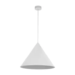   TK LIGHTING 10010 CONO Modern Függesztett Lámpa Fehér E27 IP20