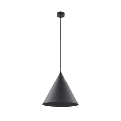   TK LIGHTING 10057 CONO Modern Függesztett Lámpa Fekete E27 IP20