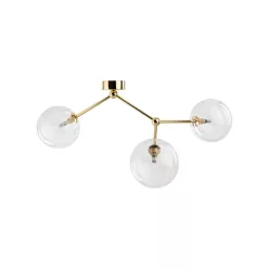   TK LIGHTING 10069 FAIRY Glamour Mennyezeti Lámpa Átlátszó, Arany G9 IP20