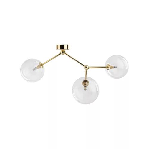 TK LIGHTING 10069 FAIRY Glamour Mennyezeti Lámpa Átlátszó, Arany G9 IP20