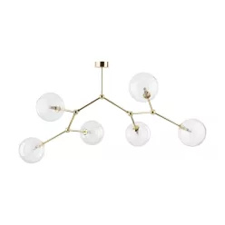   TK LIGHTING 10071 FAIRY Glamour Mennyezeti Lámpa Átlátszó, Arany G9 IP20