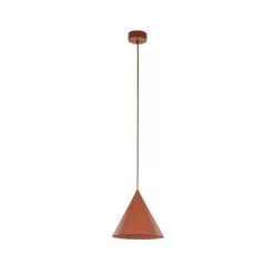   TK LIGHTING 10076 CONO Modern Függesztett Lámpa Téglavörös E27 IP20