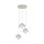 TK LIGHTING 10206 BONO Többágú Függesztett Lámpa Bézs, Fehér G9 IP20