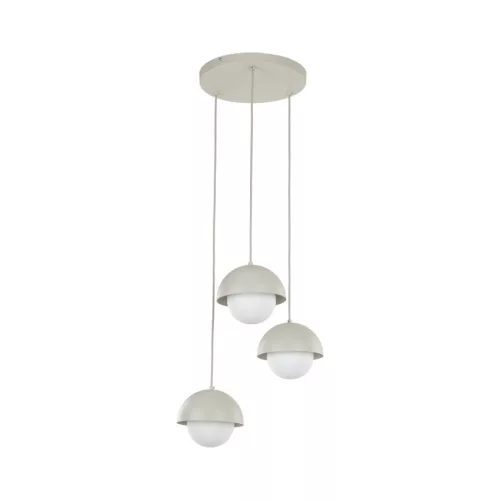 TK LIGHTING 10206 BONO Többágú Függesztett Lámpa Bézs, Fehér G9 IP20