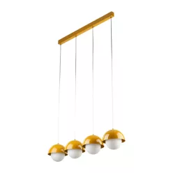   TK LIGHTING 10267 BONO Többágú Függesztett Lámpa Bézs, Fehér G9 IP20