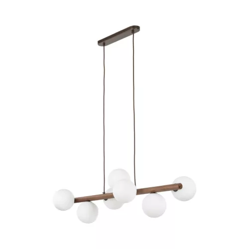 TK LIGHTING 10272 ESTERA Modern Függesztett Lámpa Fehér, Dió G9 IP20