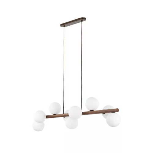 TK LIGHTING 10273 ESTERA Modern Függesztett Lámpa Fehér, Dió G9 IP20