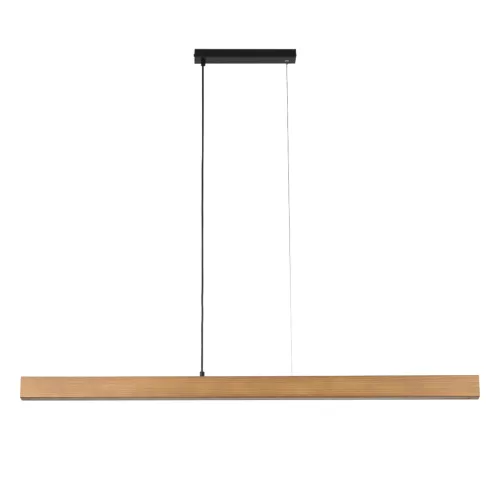 TK LIGHTING 1448 TEO Modern Led Függesztett Lámpa Fekete, Világos Fa LED IP20