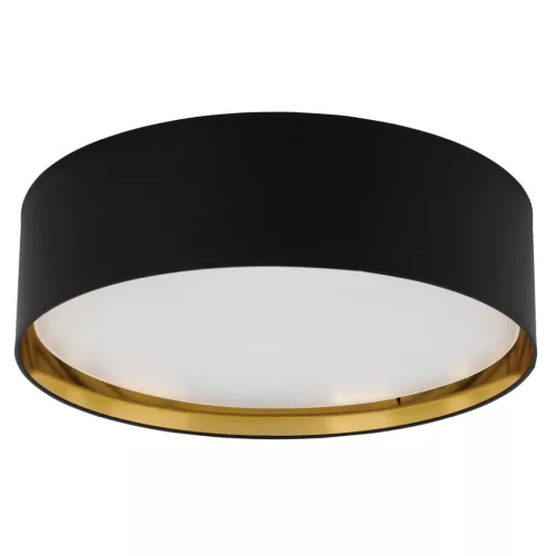 TK LIGHTING 3432 BILBAO Ernyős Mennyezeti Lámpa Fehér, Fekete, Arany E27 IP20