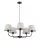 TK LIGHTING 3989 CHICAGO Modern Csillár Bézs, Fekete E27 IP20