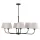 TK LIGHTING 3999 CHICAGO Modern Csillár Bézs, Fekete E27 IP20