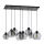 TK LIGHTING 4113 CUBUS Többágú Függesztett Lámpa Fekete, Grafit E27 IP20